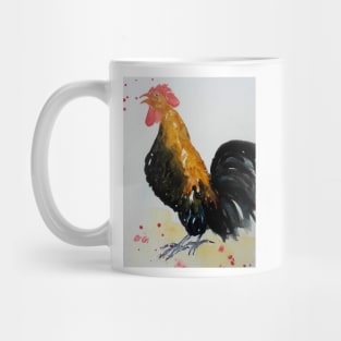 Noisy Rooster strutting its stuff Mug